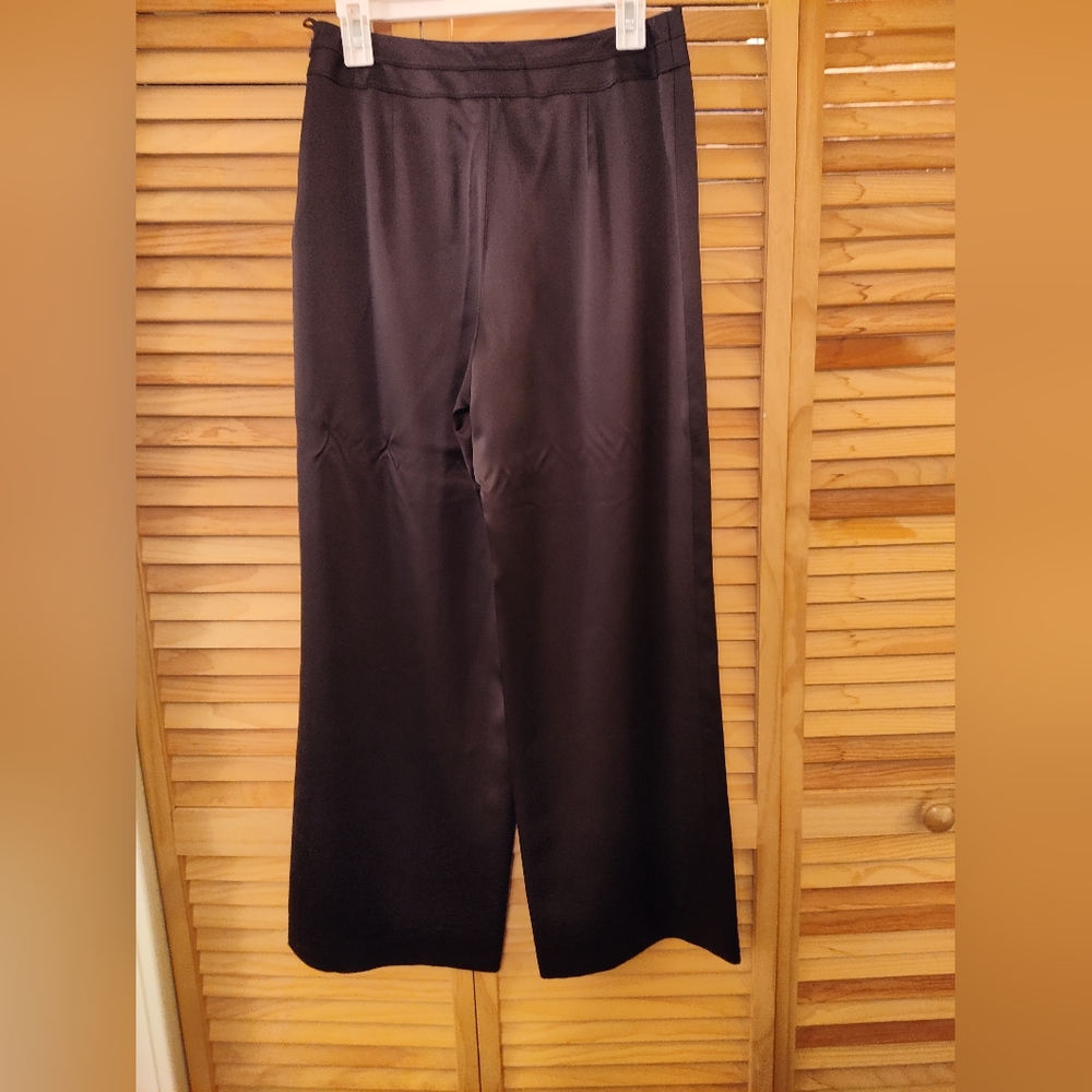 Talbots Black Wide-Leg Pants